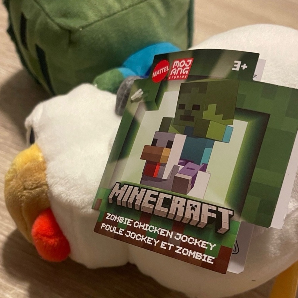 Minecraft Zombie Chicken Jockey Plush NWT new - Picture 4 of 4